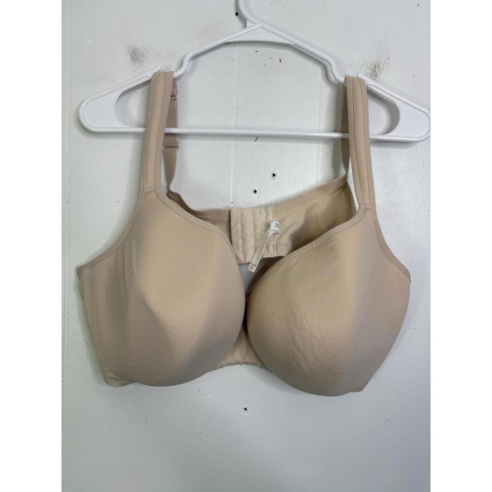 Cacique Bra Womens 46DD Nude Beige Lightly Lined Balconette Comfort Work All Day